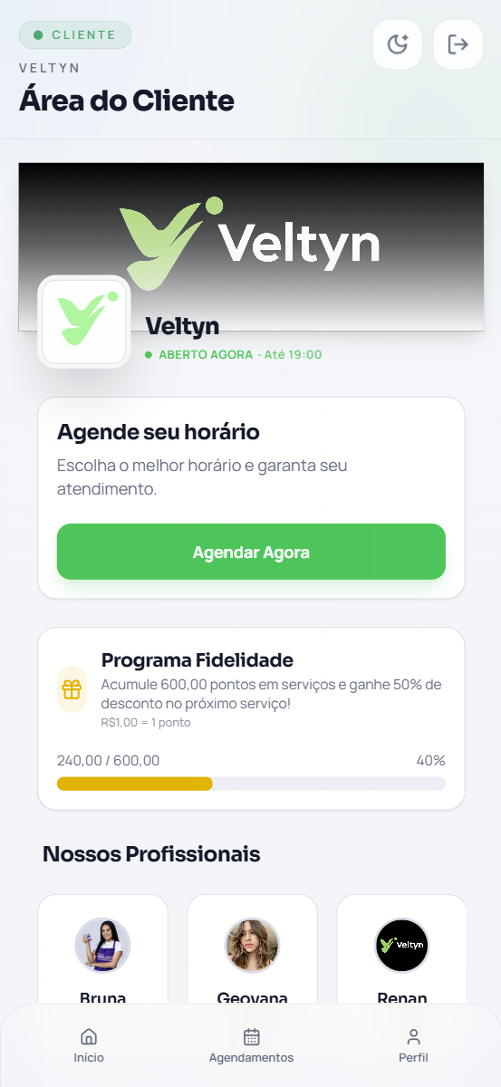 App Cliente Veltyn